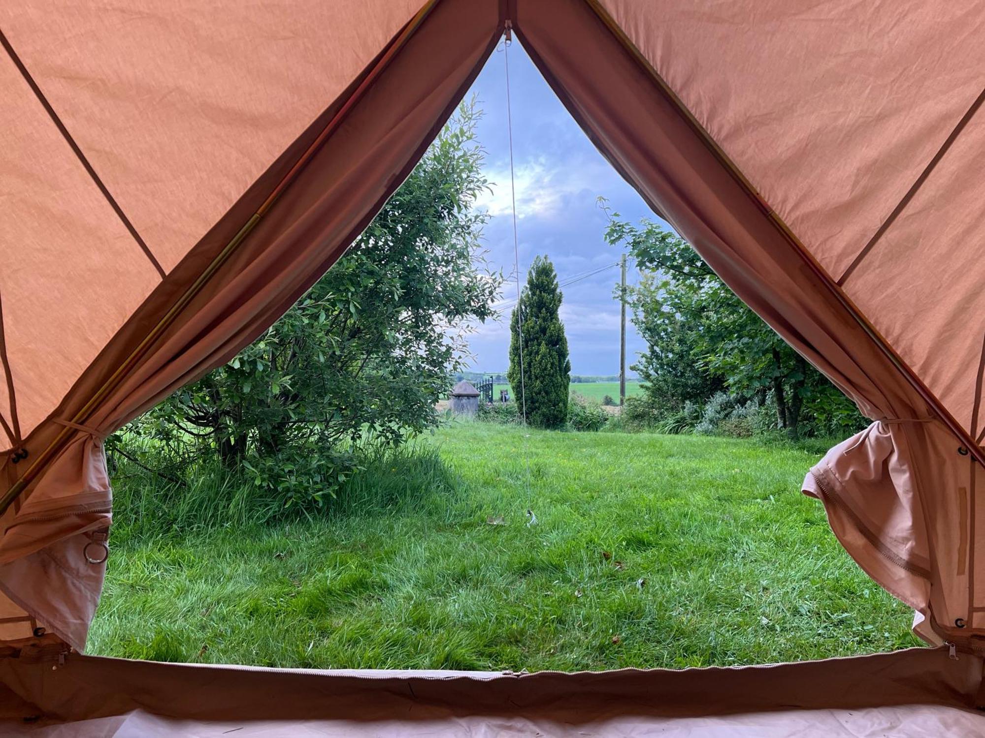 Bluebell Tent At Ballyward Croft Ardkeen المظهر الخارجي الصورة