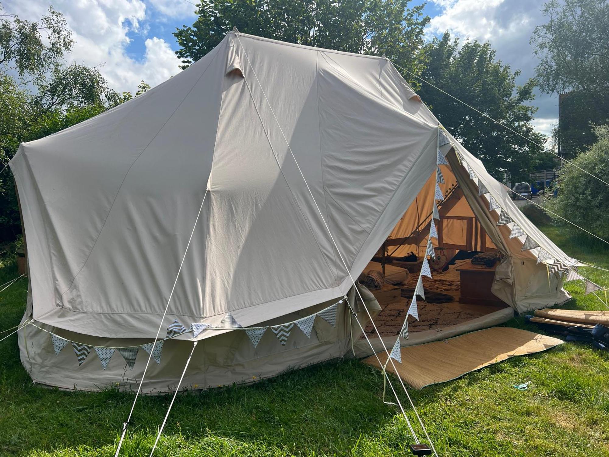 Bluebell Tent At Ballyward Croft Ardkeen المظهر الخارجي الصورة